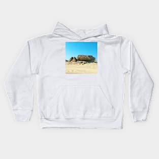 Rock formation at Shaleem, Oman Kids Hoodie